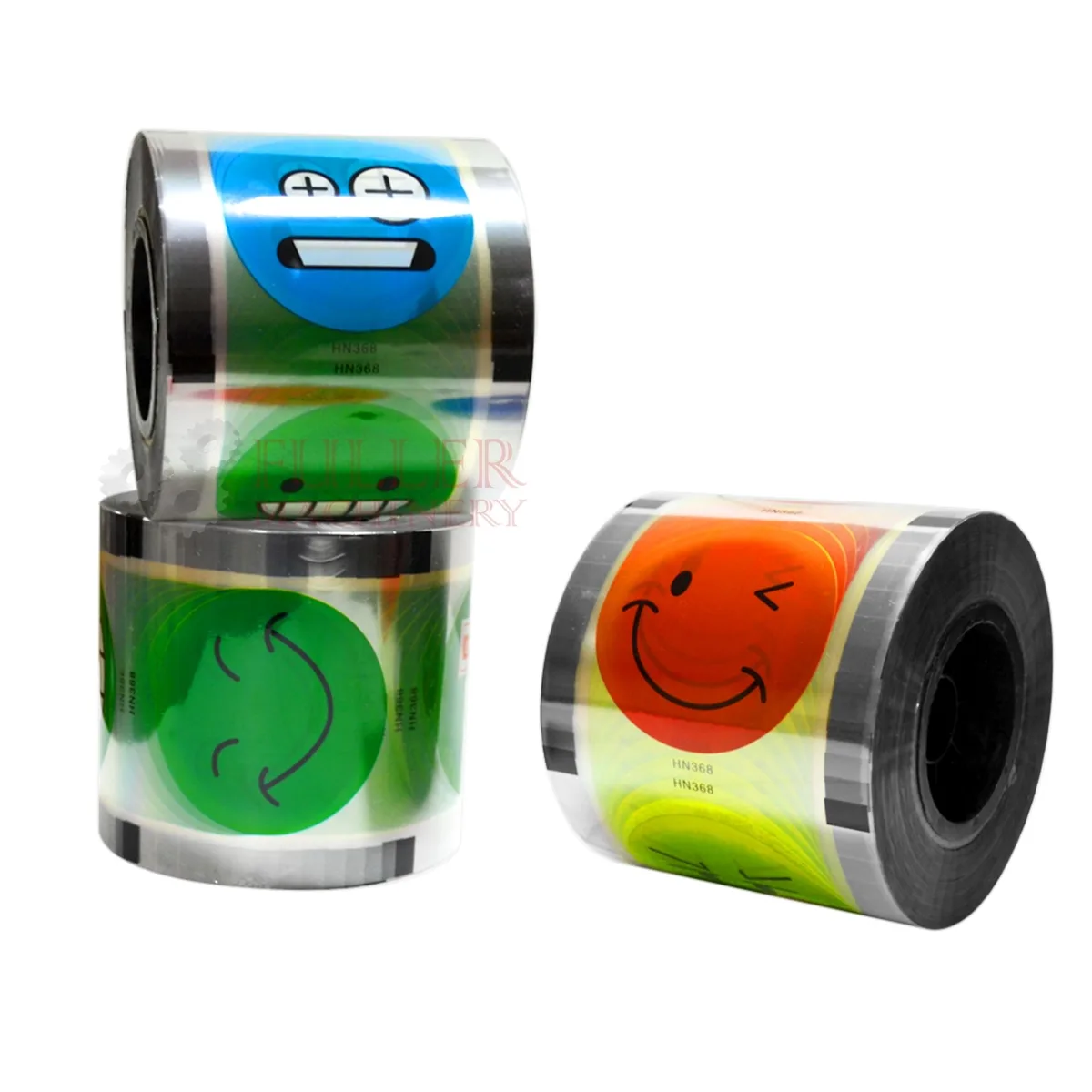 Rollos Para Selladora De Vasos Emojis Colores