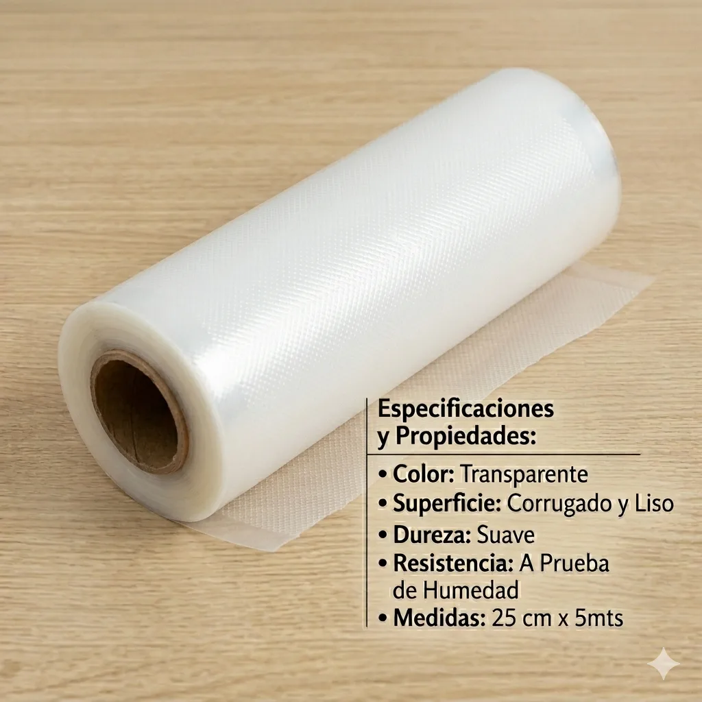 Rollo Empacadora al Vacio 25CM*5MT — Empaque y Sellado | Fuller Machinery Colombia