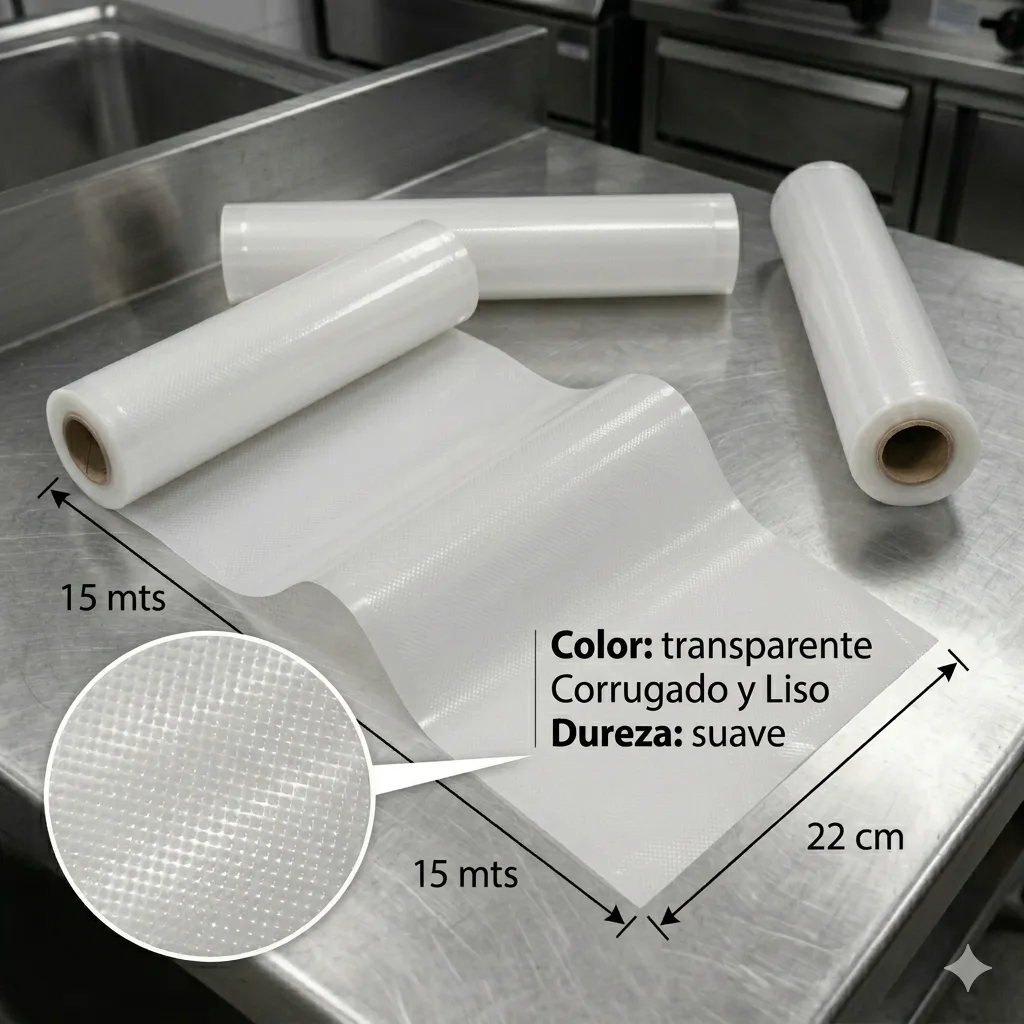 Rollos para Empacadora al Vacío 22cm X 15MT — foto 1 de 2 | Fuller Machinery Colombia