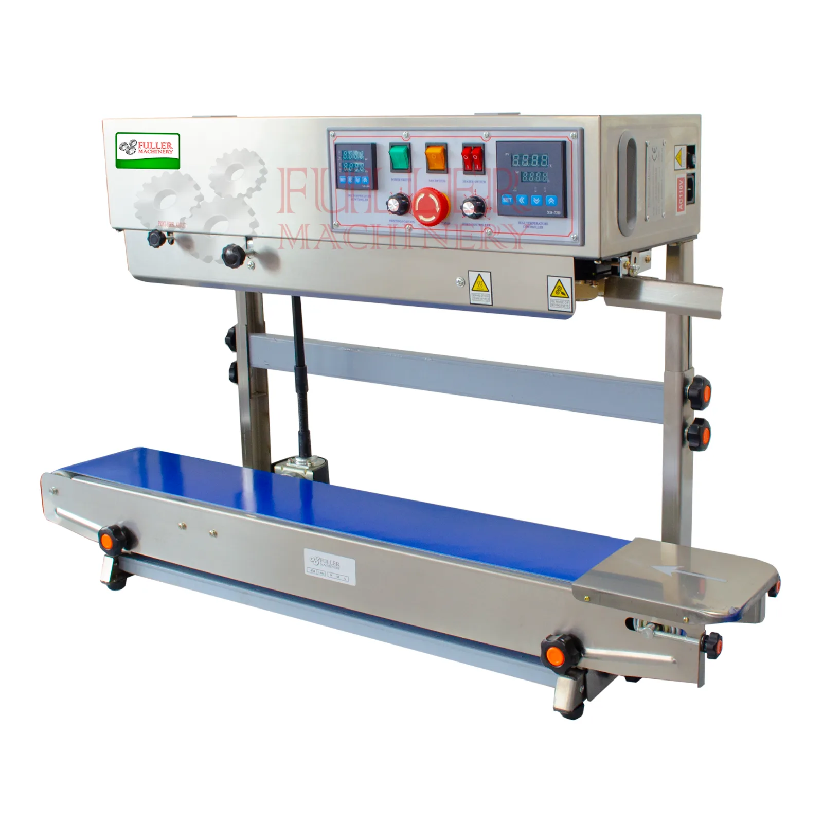 Selladora de Bolsas Banda Continua Industrial con Tinta Modo Horizontal y Vertical — Empaque y Sellado | Fuller Machinery Colombia