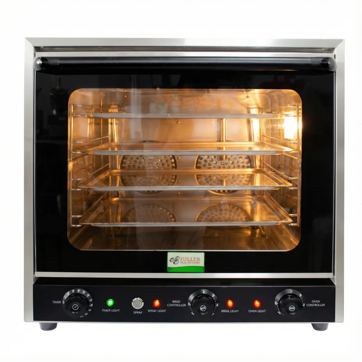 Horno de Convección Eléctrico 4 Bandejas (60 Litros) · Cocción Uniforme - Fuller Machinery — Panadería y Repostería | Fuller Machinery Colombia