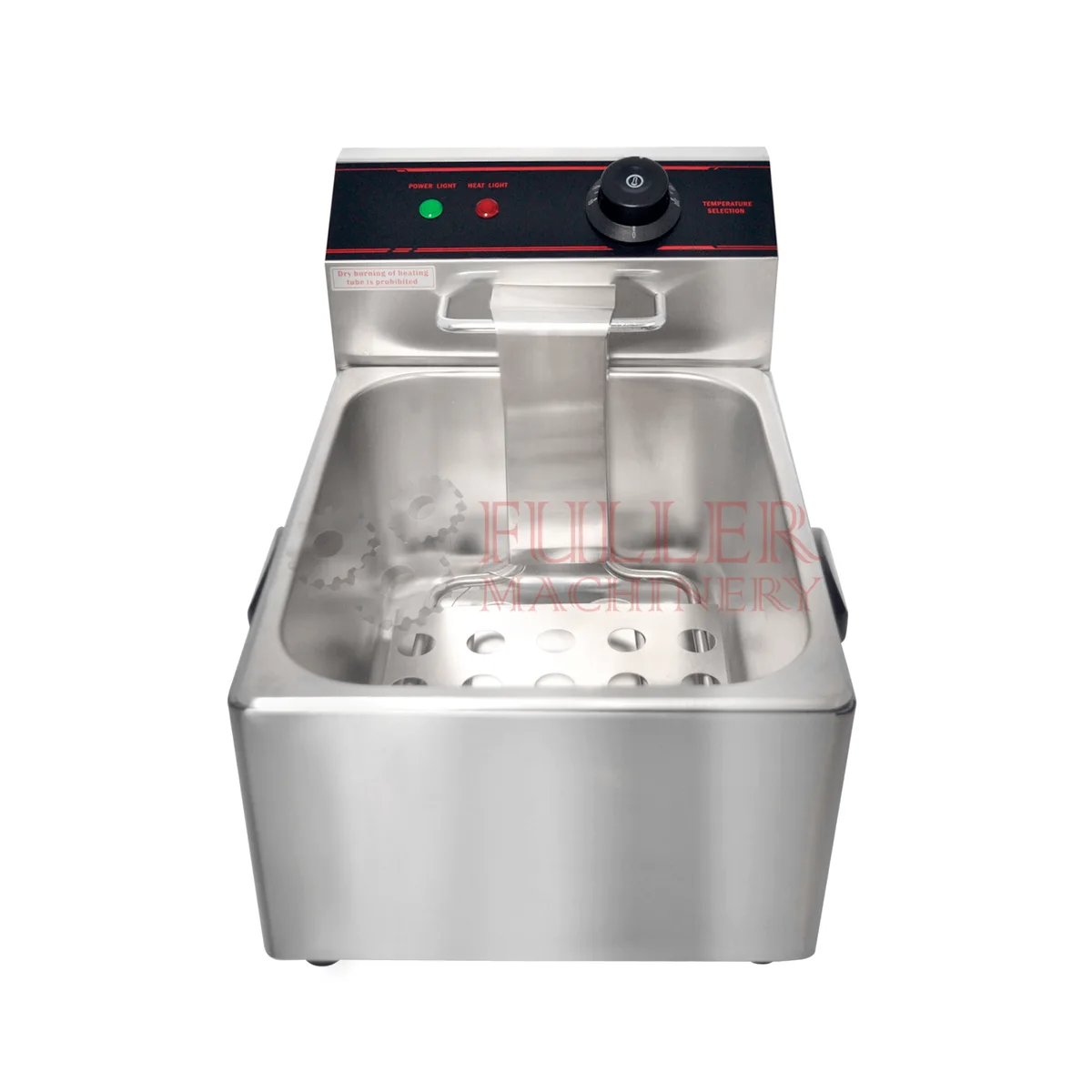 Freidor Eléctrico · 5.5 Litros · Acero Inoxidable