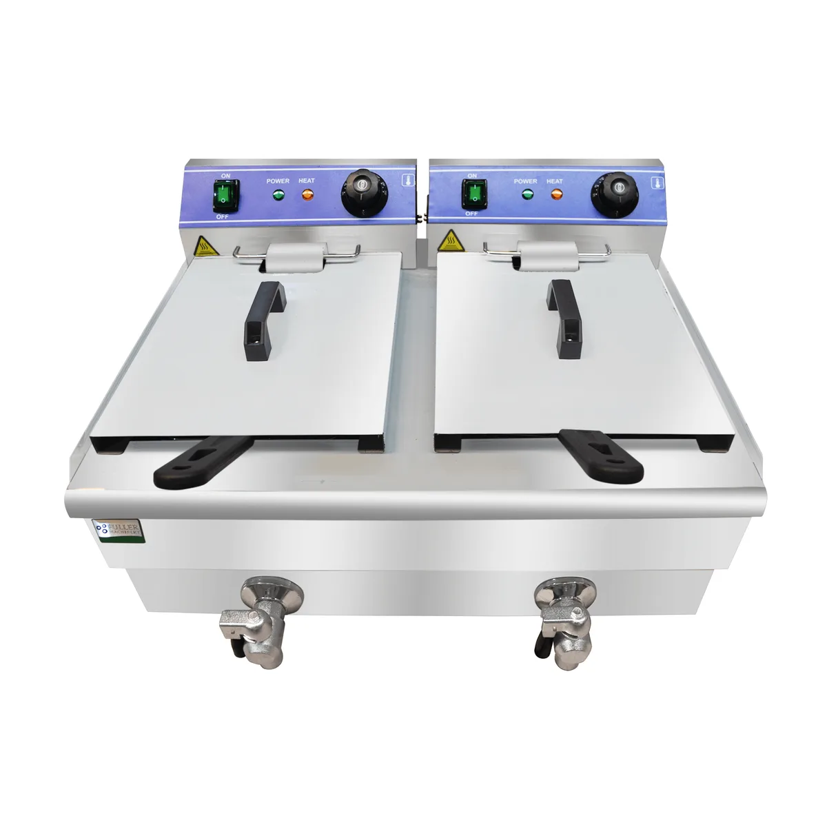 Freidor Eléctrico Doble Tanque · 20 Litros · 2x10L
