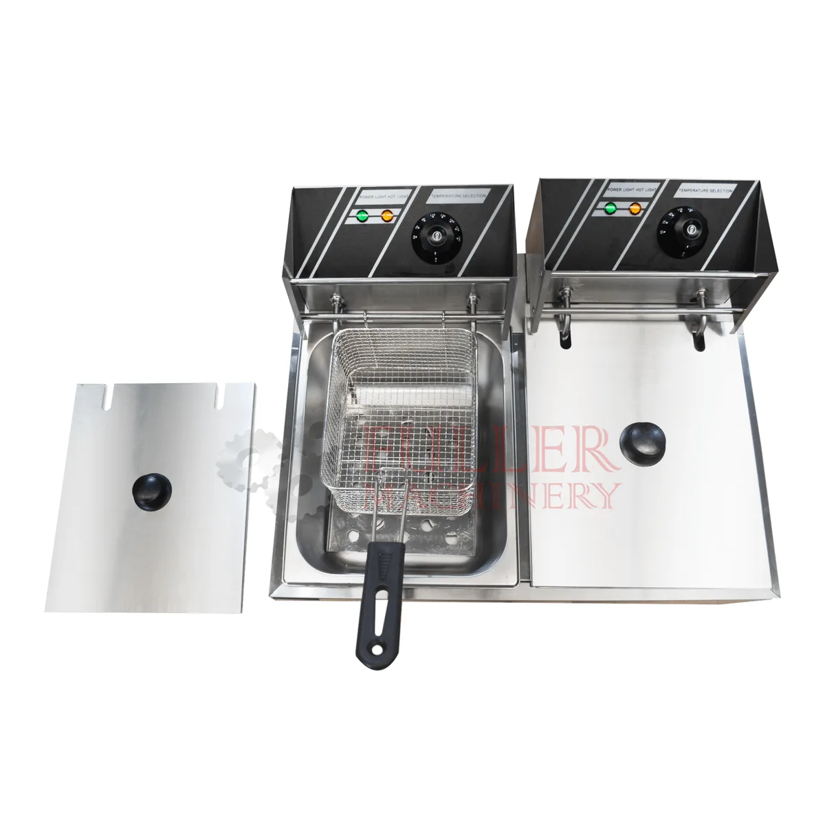 Freidor Doble Tanque · 5L x 2 · Acero Inoxidable — foto 4 de 5 | Fuller Machinery Colombia